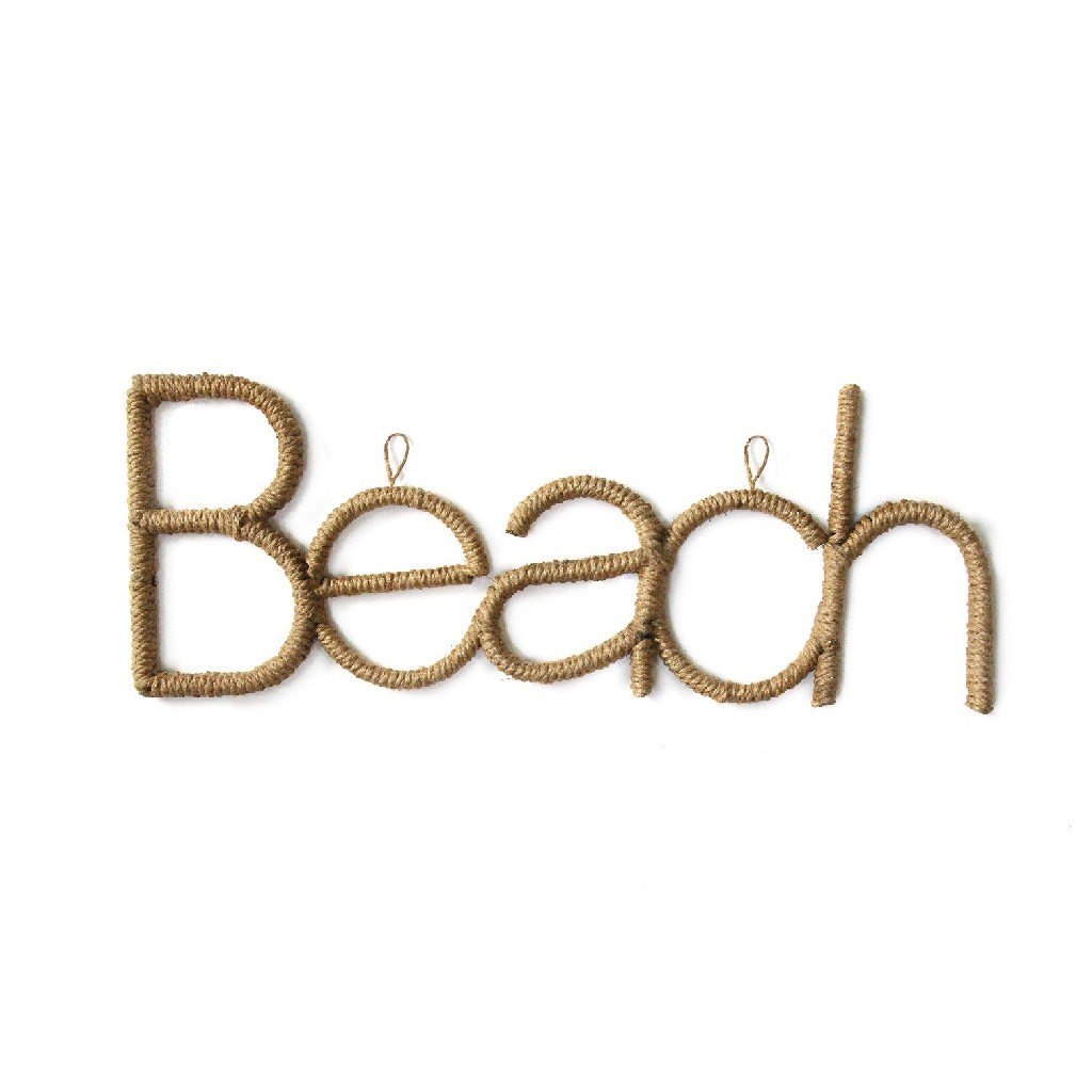 Beach | Decor | Rope | Home | Sign