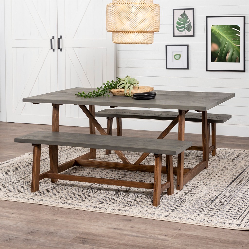 Wood Dining Group Brown