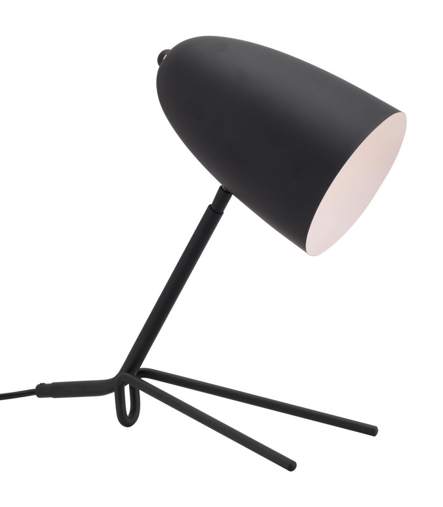 Jamison Table Lamp Matte Black - Zuo Modern 56082