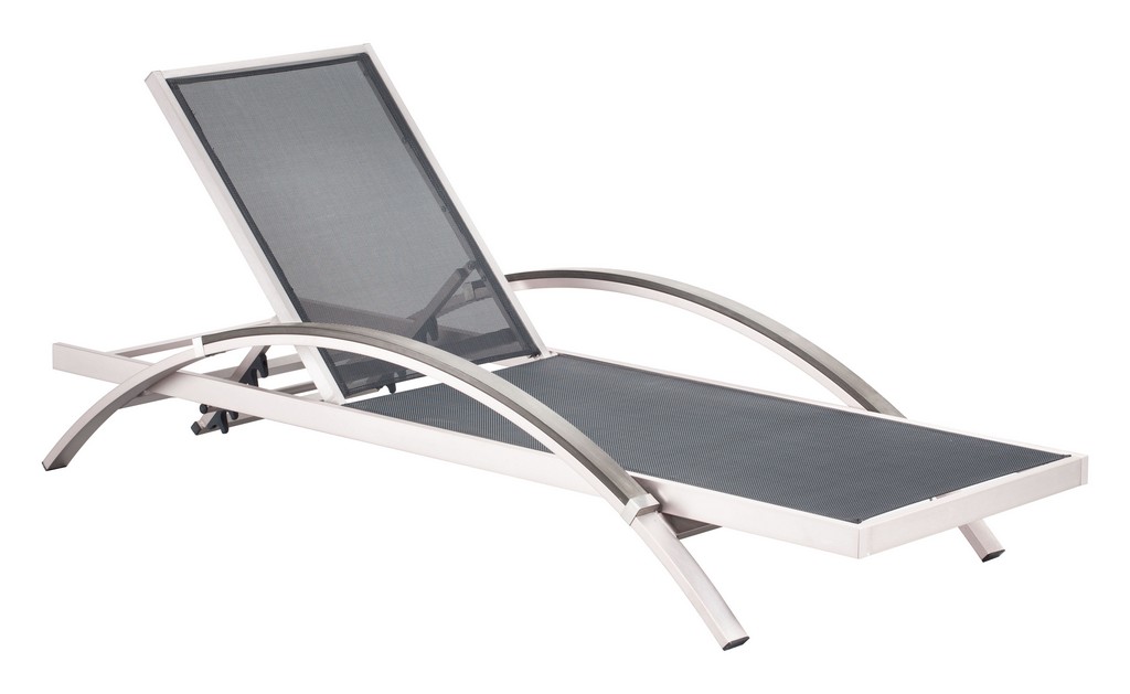 Chaise Lounge Aluminum Zuo