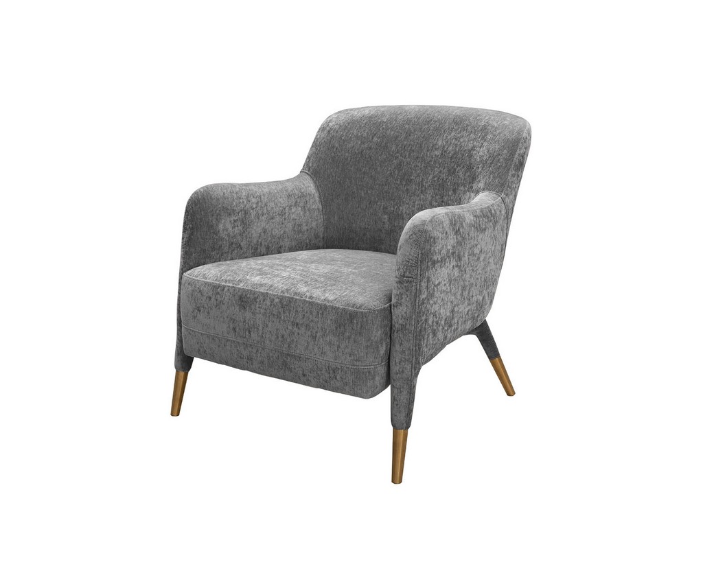 Accent Chair Grey Pasargad