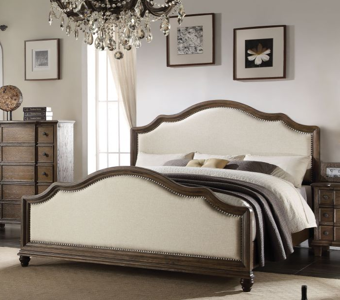 California King Bed Linen Oak Acme