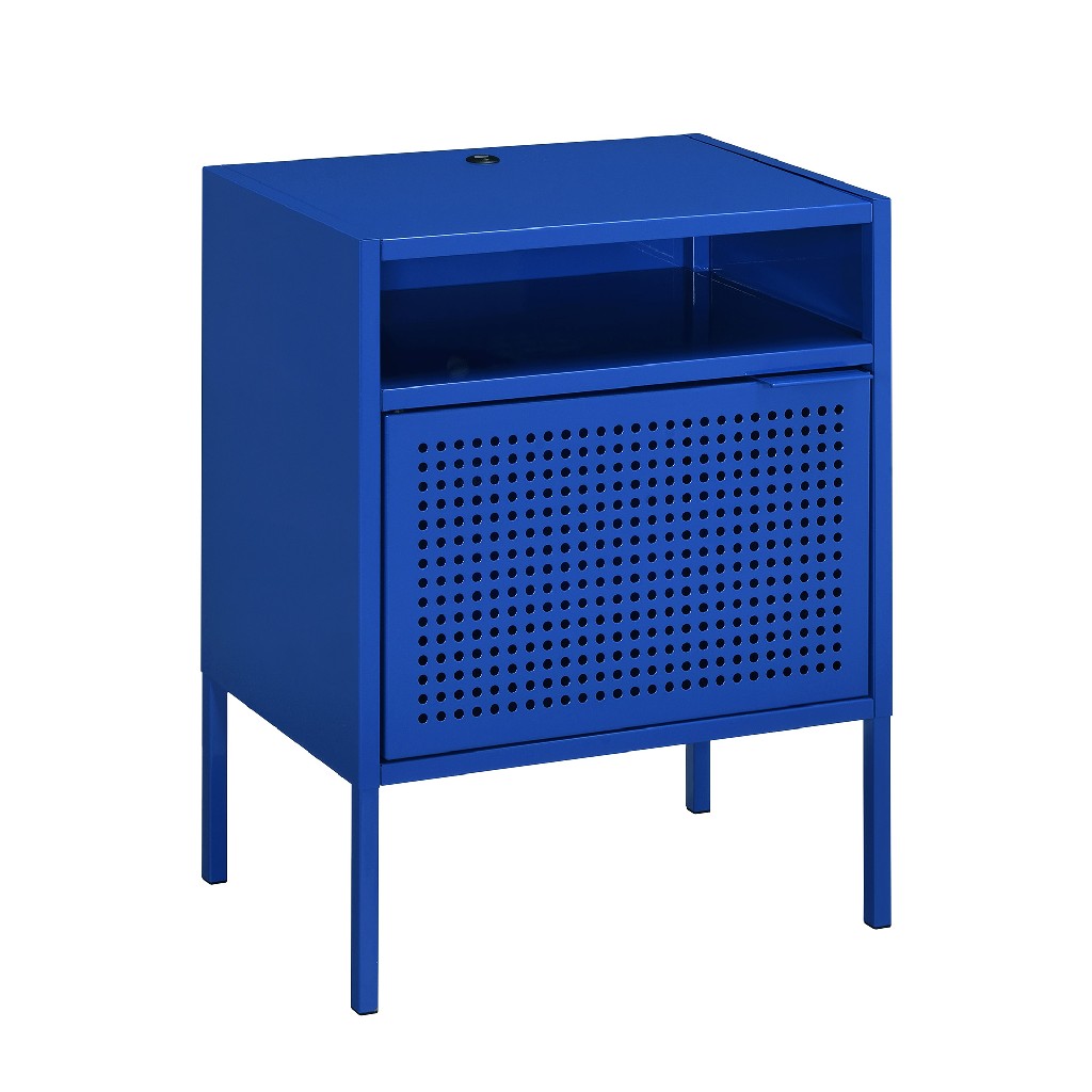 Picture of Gemma Nightstand with USB Port in Blue - Picket House Furnishings CEB200NSE