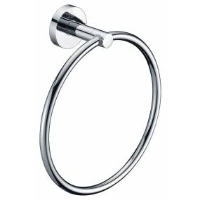 Caster Series Towel Ring in Polished Chrome - ANZZI AC-AZ005