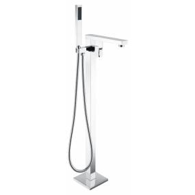 Khone 2-Handle Claw Foot Tub Faucet with Hand Shower in Polished Chrome - ANZZI FS-AZ0037CH