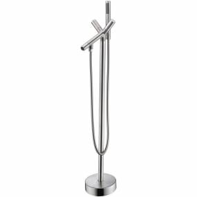 Havasu 2-Handle Claw Foot Tub Faucet with Hand Shower in Brushed Nickel - ANZZI FS-AZ0042BN