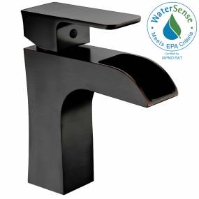 Forza Series Single Hole Single-Handle Low-Arc Bathroom Faucet in Oil Rubbed Bronze - ANZZI L-AZ019ORB