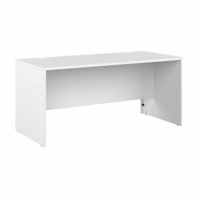Logan 65W Desk Shell in Pure White - Bestar 146400-000072