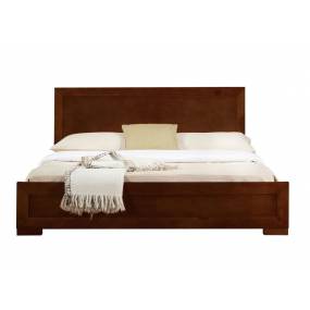 Trent Wooden Platform Bed in Walnut, Full - Camden Isle Furniture 87002