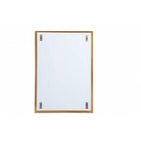 Metal mirror medicine cabinet 20 inch x 28 inch in Brass - Elegant Lighting MR572028BRS