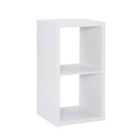 Galli 2 Cubby Storage Cabinet White - Linon CB200WHT201