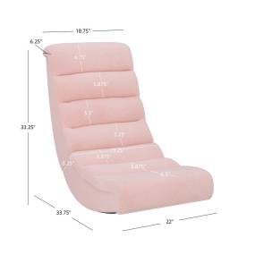 Jasper Game Rocking Chair Berber Pink - Linon GM101PNK01U