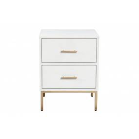 Madelyn Two Drawer Nightstand - Alpine Furniture 2010-02