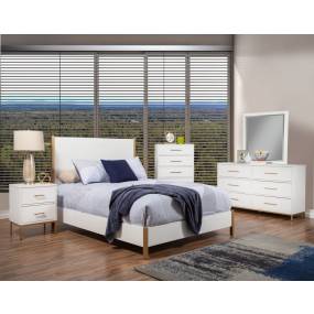 Madelyn Full Size Panel Bed - Alpine Furniture 2010-08F