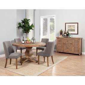 Kensington Parson Chairs in Dark Grey (Set of 2) - Alpine Furniture 2668-12