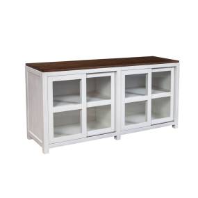 Donham Large Display Cabinet - Alpine Furniture 3737-68