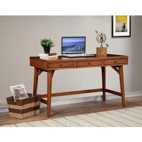Flynn Large Desk in Acorn - Alpine Furniture 966-66
