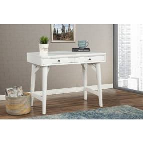 Flynn Mini Desk in White - Alpine Furniture 966-W-65