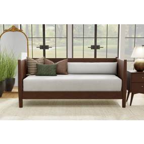 Flynn Mid Century Modern Twin Size Day Bed in Walnut - Alpine Furniture 966WAL-09T