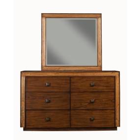 Jimbaran Bay 6 Drawer Dresser in Tobacco - Alpine Furniture ORI-811-03