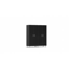 Ulti-MATE Garage 2.0 Series 2-Pc Tall Cabinet Kit in Black Metallic UG22620B