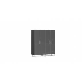 Ulti-MATE Garage 2.0 Series 2-Pc Tall Cabinet Kit in Grey Metallic UG22620G