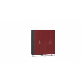 Ulti-MATE Garage 2.0 Series 2-Pc Tall Cabinet Kit in Red Metallic UG22620R
