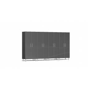 Ulti-MATE Garage 2.0 Series 4-Pc Tall Cabinet Kit in Grey Metallic UG22640G