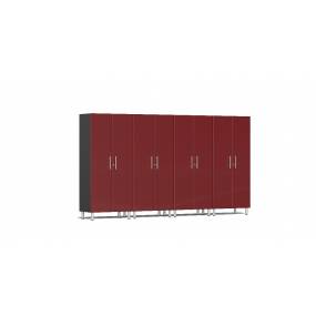 Ulti-MATE Garage 2.0 Series 4-Pc Tall Cabinet Kit in Red Metallic UG22640R