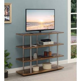Designs2Go XL Highboy 4 Tier TV Stand - Convenience Concepts 131372BDW