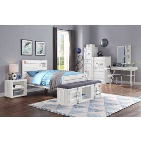 Cargo Twin Bed in White - Acme Furniture 35900T
