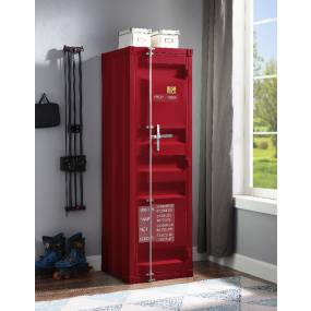 Cargo Wardrobe (Single Door) in Red - Acme Furniture 35955