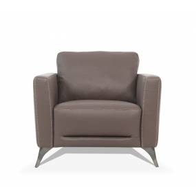 Malaga Chair in Taupe Leather - Acme Furniture 55002