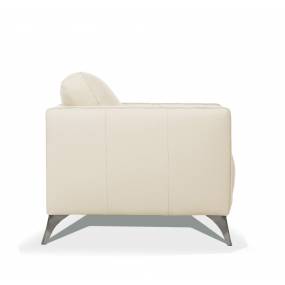 Malaga Loveseat in Cream Leather - Acme Furniture 55006