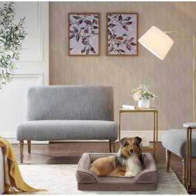 Martha Stewart Bella Pet Couch in Brown - Olliix MS63PC5359