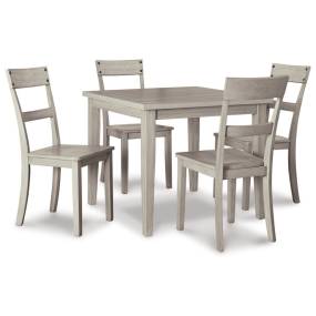 Signature Design by Ashley Loratti Black and Gray Dining Table and Chairs (Set of 5)