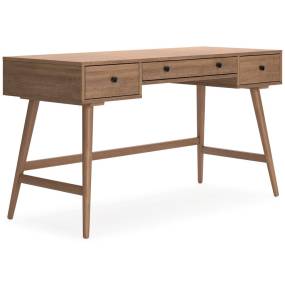 Signature Design by Ashley Thadamere Brown and Beige 54" Home Office Desk