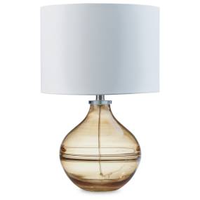 Signature Design by Ashley Lemmitt Brown and Beige Table Lamp
