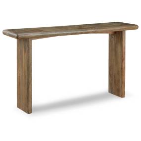 Signature Design by Ashley Lawland Brown and Beige Sofa Table