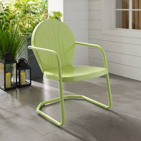 Griffith Outdoor Metal Armchair Key Lime Gloss - Crosley CO1001A-KL