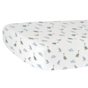 Fitted Crib Sheet Dinosaurs Multi - Triangle Home Decor HS-FCST-000255