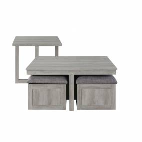 Dawson 2PC Occasional Set in Grey - Picket House Furnishings CTUT1002PC