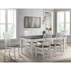 Picket House Furnishings Jamison Two Tone 7PC Dining Set-Table & Six Chairs - Picket House Furnishings DKY3007PC