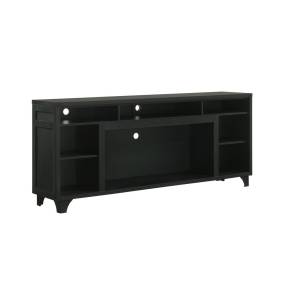 Picket House Furnishings Fray 75" Fireplace without 42" Core in Black -  Picket House Furnishings LA-11670-5-FP