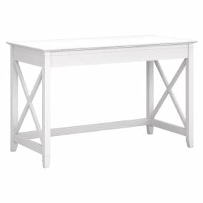 Bush Furniture Key West 48W Writing Desk in Pure White Oak - KWD148WT-03