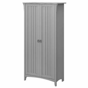 Bush Furniture Salinas Bathroom Storage Cabinet w/ Doors in Cape Cod Gray - Bush Furniture SAL015CG