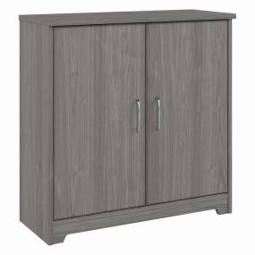 Bush Furniture Cabot Small Storage Cabinet with Doors in Modern Gray - Bush Furniture WC31398