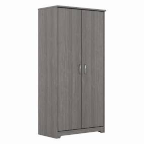 Bush Furniture Cabot Tall Bathroom Storage Cabinet with Doors in Modern Gray - Bush Furniture WC31399-Z1