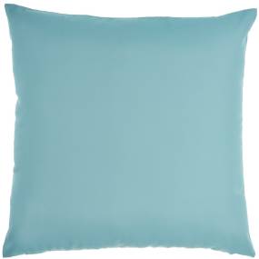 Waverly Pillows Solid Rvs Wash Ind/O Turquoise Throw Pillows 20" x 20" - Nourison 798019004781