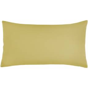 Waverly Pillows Solid Rvs Wash Ind/O Green Throw Pillows 12" x 21" - Nourison 798019005115